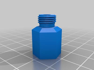 NPT 1/8"F - 1/4"M adapter 