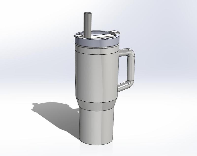 Tumbler 40oz scale 1:12 for Action Figures