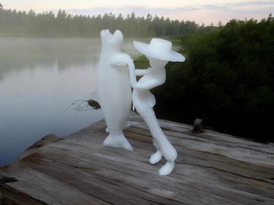 Sampei the fisher