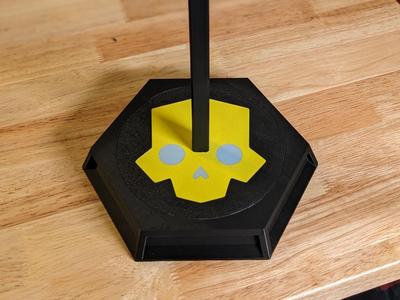 Helldivers Logo Insert - Modular Helmet Display