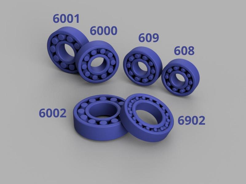 Print in place BALL bearings