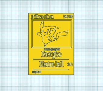 Pikachu pokemon card