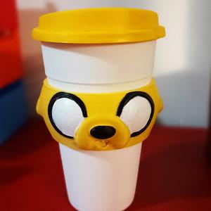 Jake's (Adventure Time) Thermal Coffee Tumbler Sash