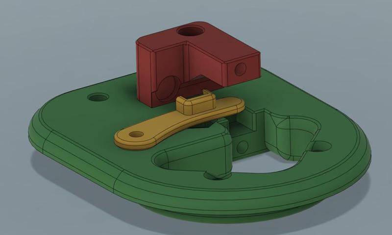 Filament runout sensor and cable guide