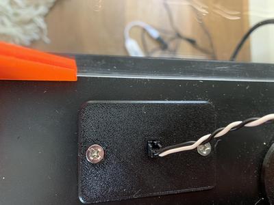 Prusa Power Panic receptacle Mount