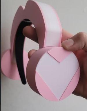 Miss Heed headphone cosplay prop