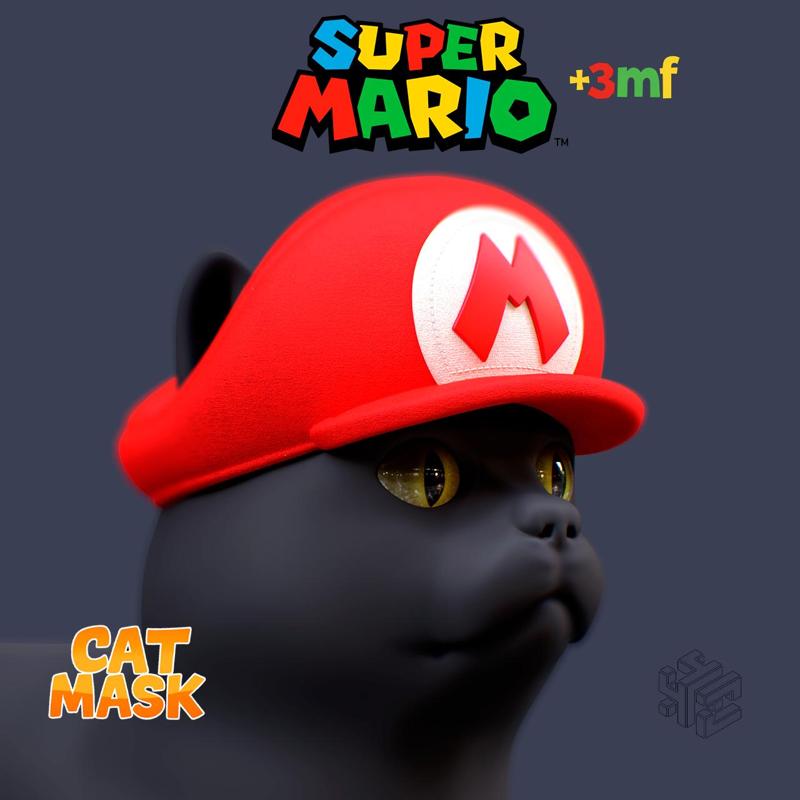 Mario Cat Hat – Iconic Cosplay Accessory (for Cats)
