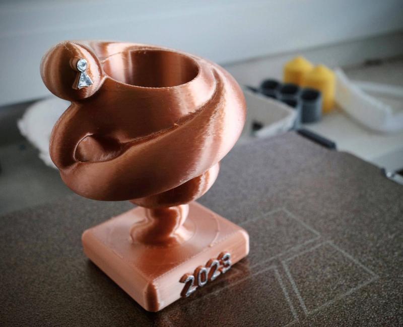 Spiral trophy