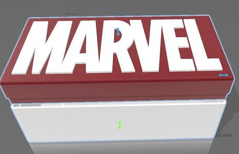 Marvel rectangle box
