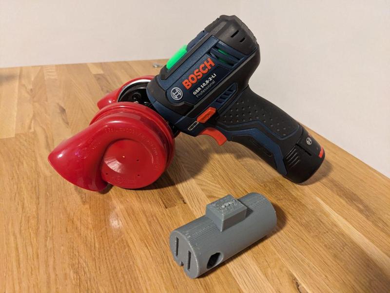 GSR 12V-15 drill toot horn attachment