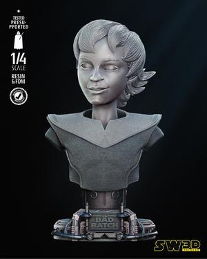 OMEGA BUST PORTRAIT - TESTED AND READY FOR 3D PRINTING