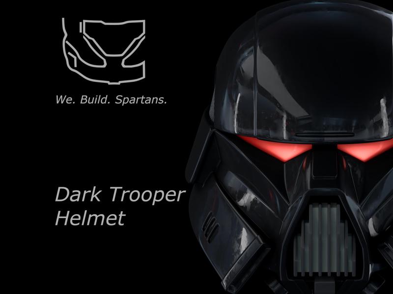 Dark Trooper helmet 3d print file