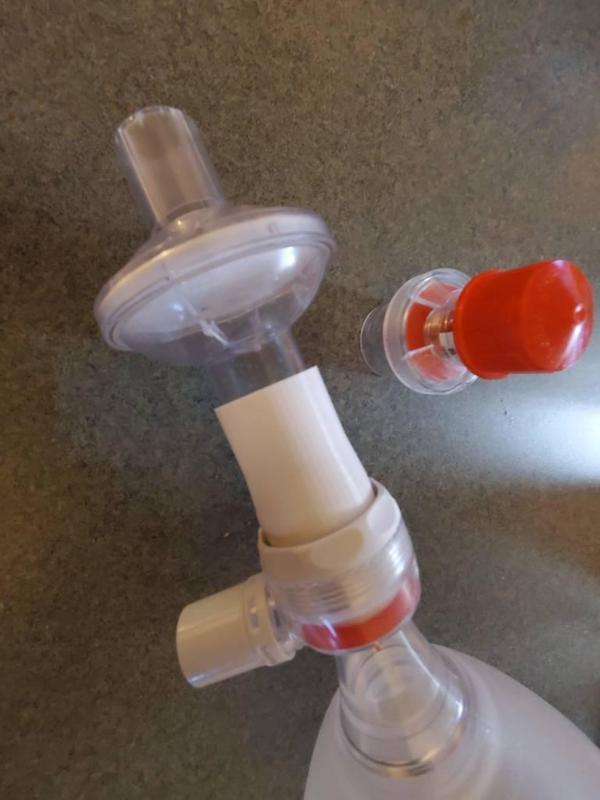 Ambu Bag PEEP valve adapter for filter