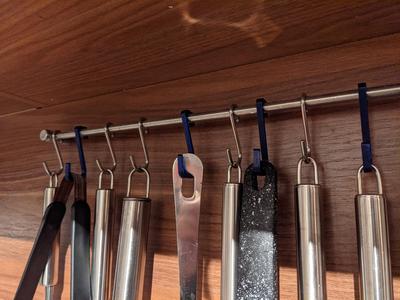 Hook for kitchentools
