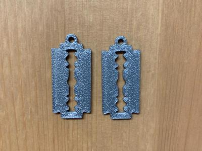 Razor Blade Earrings