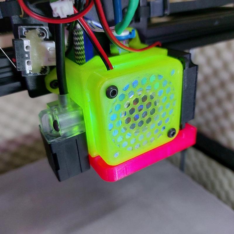 Tronxy X5SA Hotend Case replacement with modular Fanduct