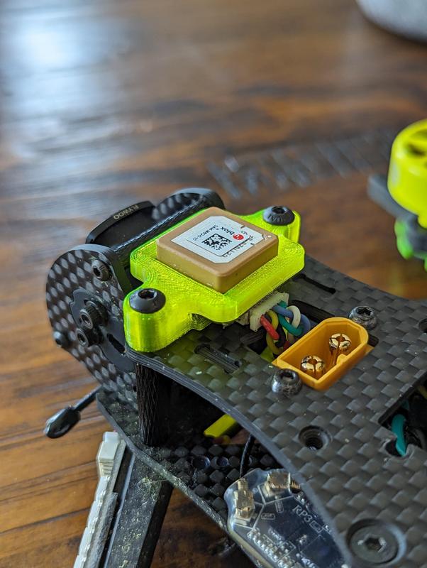 Matek M8Q5883 GPS holder with strap for drones