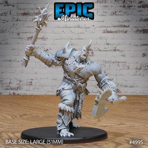 Ogrillon Attack ‧ DnD Miniature ‧ Tabletop Miniatures ‧ Gaming Monster ‧ 3D Model ‧ RPG ‧ DnDminis ‧ STL FILE