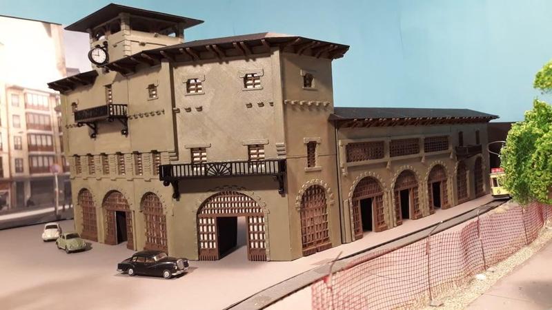 Train station in H0 / HO