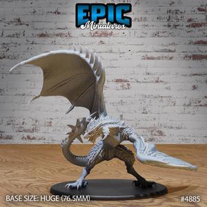 Demise Wyvern Attack ‧ DnD Miniature ‧ Tabletop Miniatures ‧ Gaming Monster ‧ 3D Model ‧ RPG ‧ DnDminis ‧ STL FILE