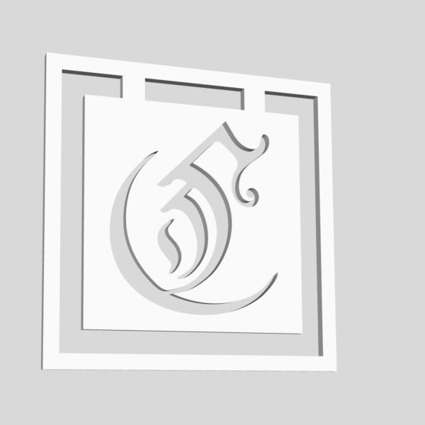 Alphabet Monogram Bookmarks Capital Letter C