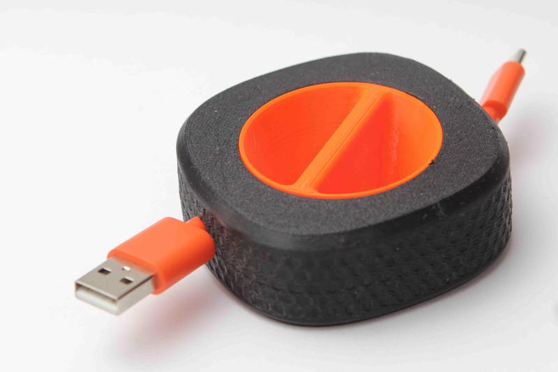 Introducing the Ultimate Portable Rotatable Data Cable Organizer Storage Box!