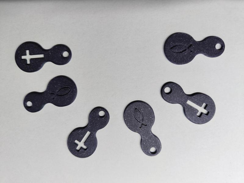 Various Key Chips for 1€-Slots at shopping carts