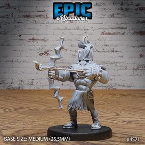 Torch Knight Bow ‧ DnD Miniature ‧ Tabletop Miniatures ‧ Gaming Monster ‧ 3D Model ‧ RPG ‧ DnDminis ‧ STL FILE