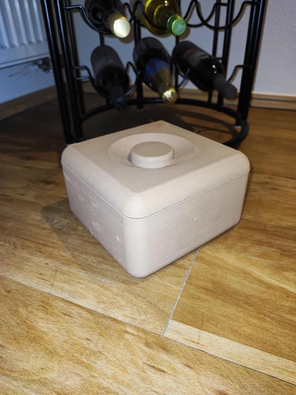 Große abgerundete Box - 20 X 20 X 10 cm