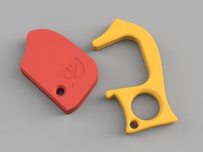 Touch free handle