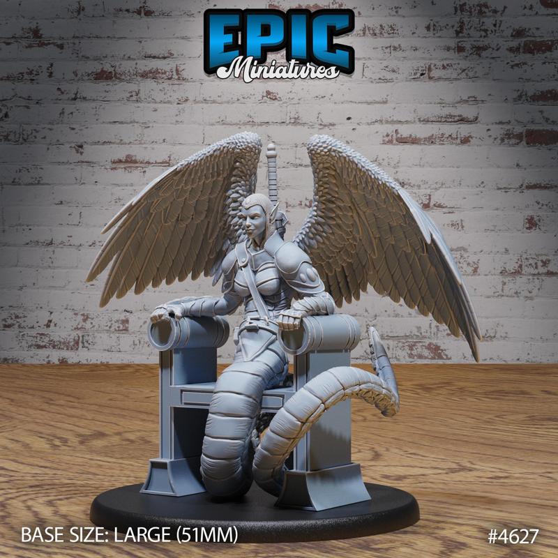 Holy Serpent Throne ‧ DnD Miniature ‧ Tabletop Miniatures ‧ Gaming Monster ‧ 3D Model ‧ RPG ‧ DnDminis ‧ STL FILE