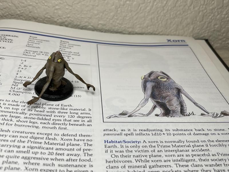 Thing ico 2nd Ed AD&D Xorn