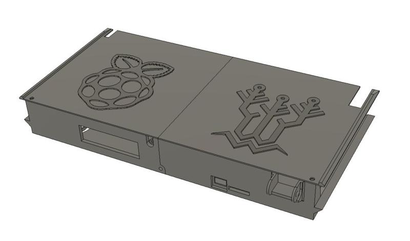 Ender 3 Pro rear electronics case for skr e3 mini and raspberry