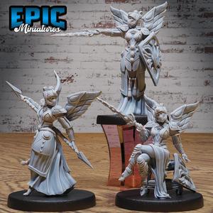 Astral Deva Set ‧ DnD Miniature ‧ Tabletop Miniatures ‧ Gaming Monster ‧ 3D Model ‧ RPG ‧ DnDminis ‧ STL FILE