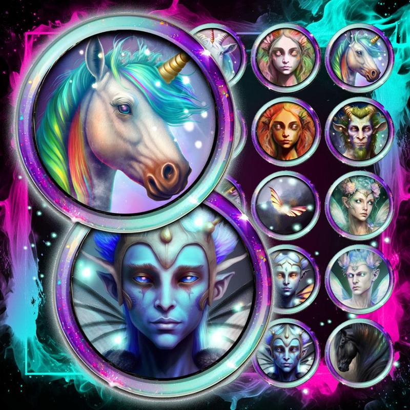 Fey - 15 Pack VTT / Printable Tokens