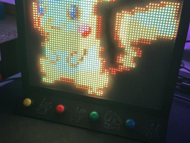 RGB Matrix 64x64 Standalone holder and presentator