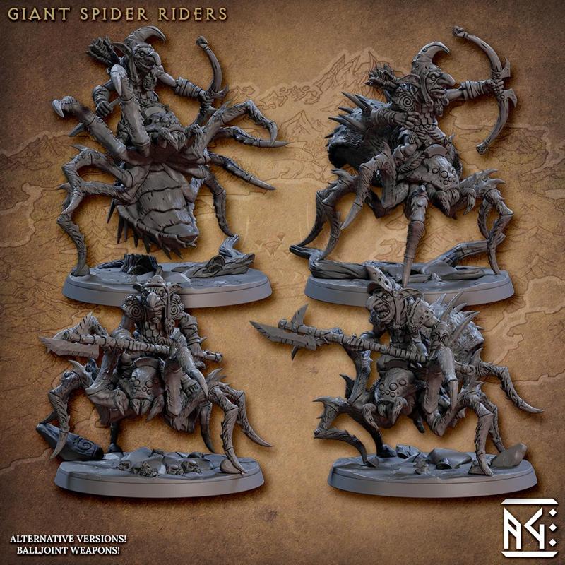 Faldorn Giant Spider Riders (Faldorn Goblins)