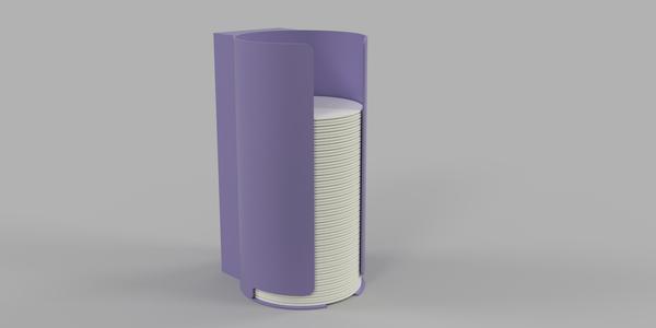 Cotton Round Holder for Cotton Swab Circles