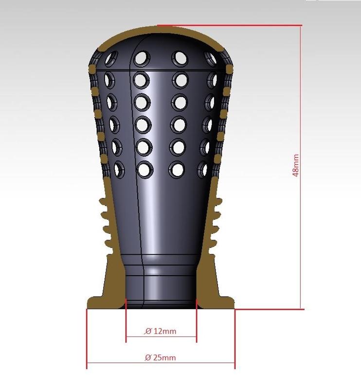 Hookah diffuser - GO (mini D12mm/H48mm) 