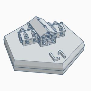 Farm House Hex Map Scale HMSM025