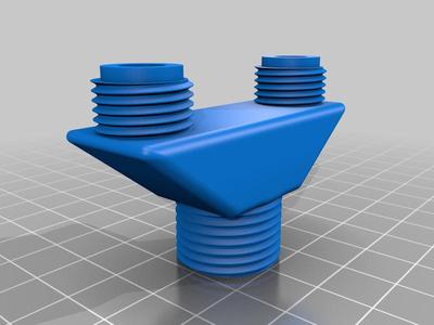 Keg Beer line flow divider for submersible pump