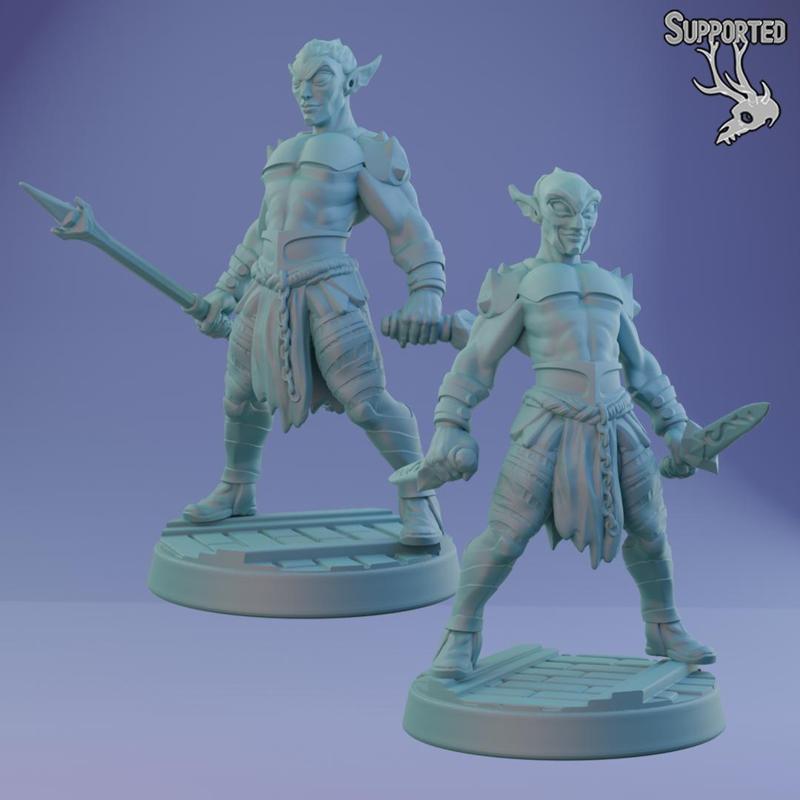 FREE STL - Battle Thralls of Xarados - A