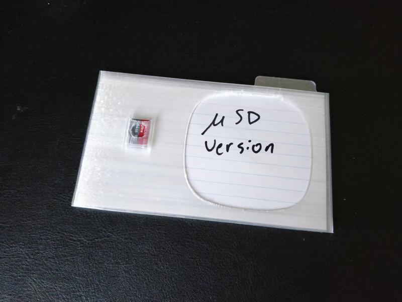 3x5 microSD Card Case