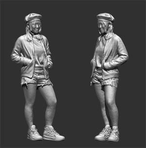PEOPLE WOMEN W34 FIGURE DIORAMA