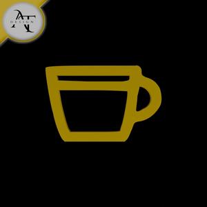 Simple Coffee Cup Symbol - 2D Art
