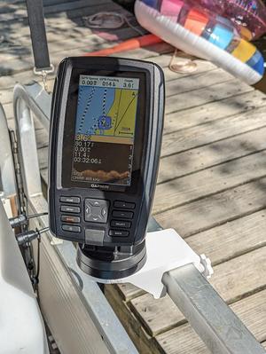 Garmin Echomap 40-series Rail Mount