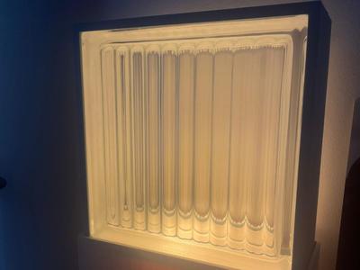 Glass Block Lamp