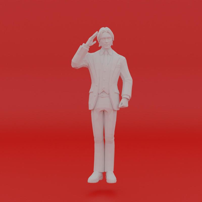 Character Pose Toy Man Miniature Figure 168