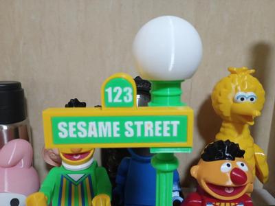Brick Sesame Street Sign