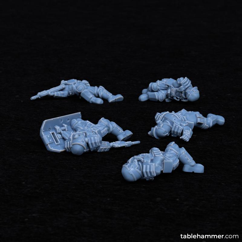 Security staff casualties - gore corpses for scenery